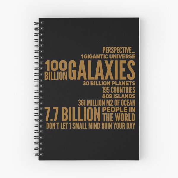 Item preview, Perspective... 1 gigantic universe, 100 billion galaxies, 30 billion planets, 195 countries, 809 islands, 361 million m2 of ocean, 7.7 billion people in the world, don't let 1 small mind ruin your day designed and sold by Kerry Pritchard.