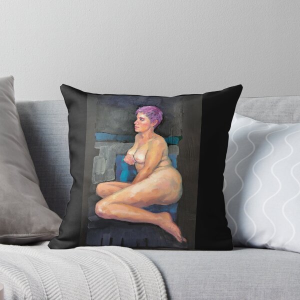 Item preview, Catherine, seated ~ original oil painting designed and sold by Roz McQuillan Fine Art & Photography.