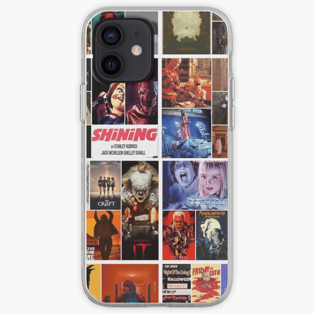 Horror collage iPhone Case