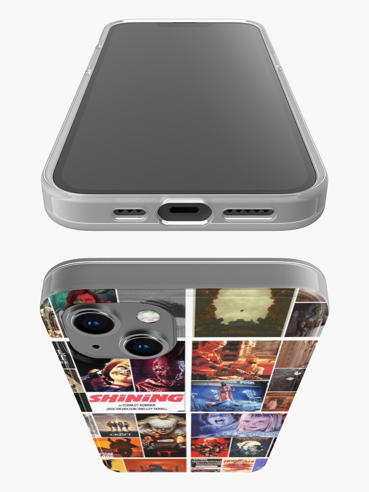 Alternate view of Horror collage iPhone Case