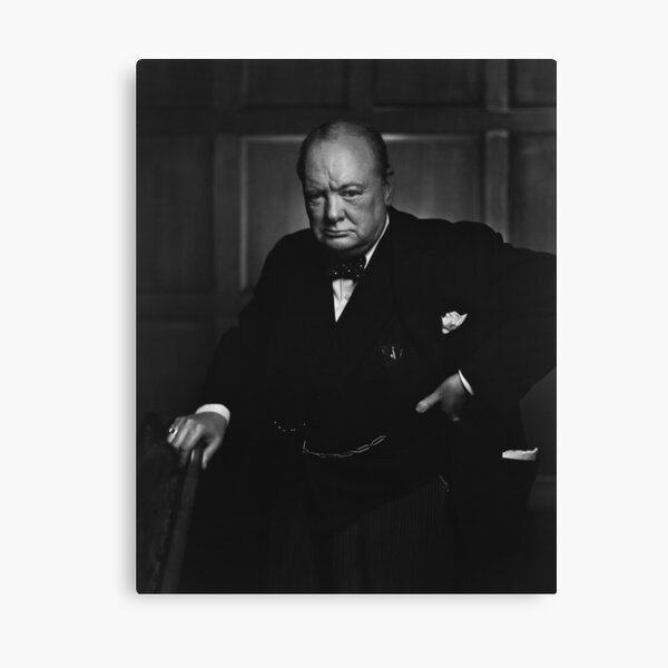 Item preview, Winston Churchill Portrait - The Roaring Lion - Yousuf Karsh designed and sold by warishellstore.