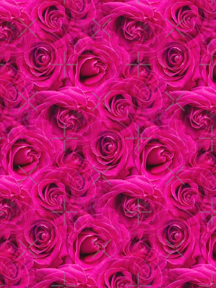 Aperçu 5 sur 5. Robe trapèze avec l'œuvre MER DE ROSES ROSES créée et vendue par Madjack66.