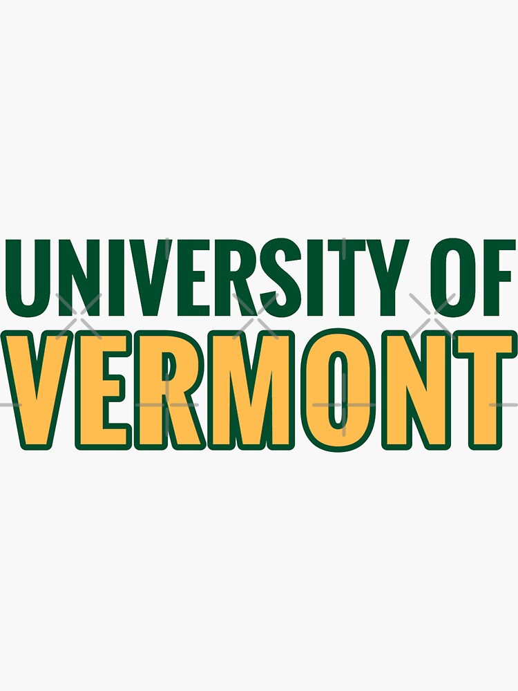 "University of Vermont" Sticker for Sale by Leilasayan Redbubble