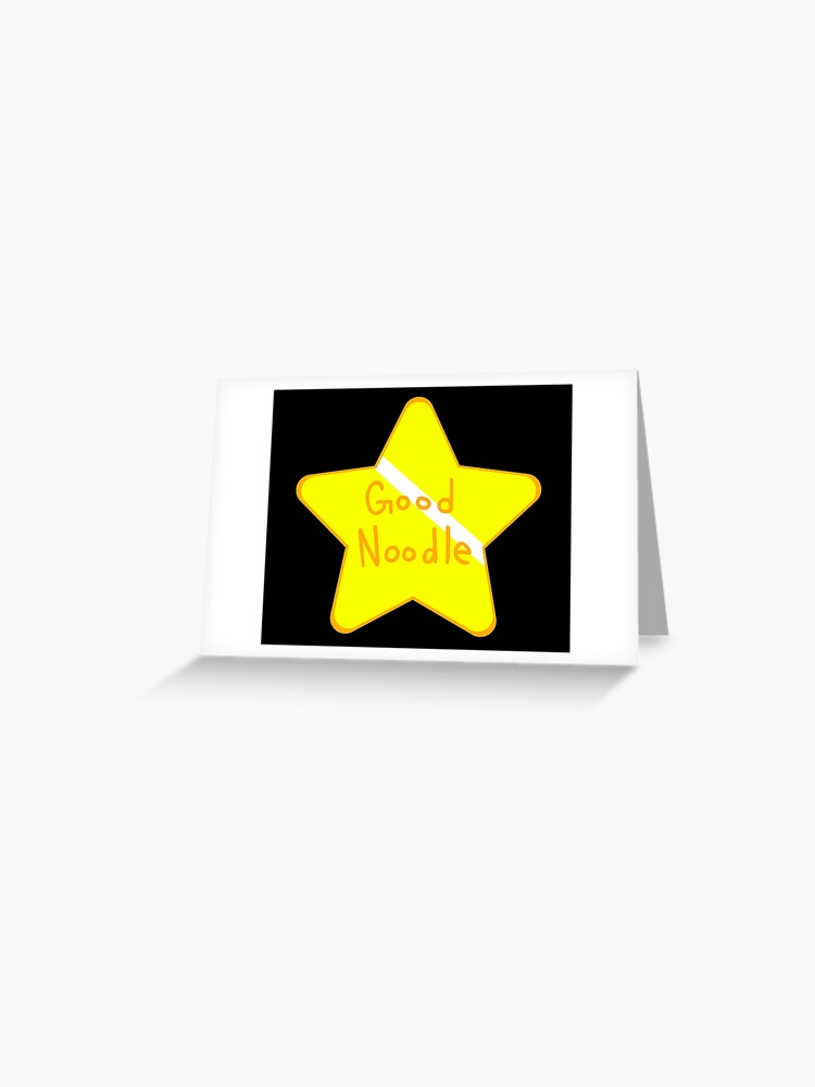 1 Big Good Noodle Award Star Spongebob | Greeting Card