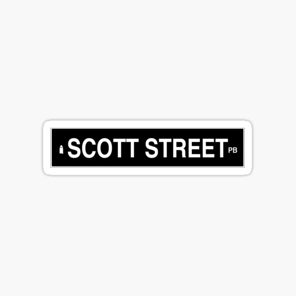 SCOTT STREET PHOEBE BRIDGERS Sticker