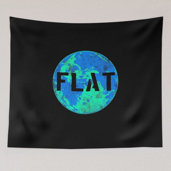 Item preview, Flat Earth Conspiracy Theory Grunge Distressed Minimalist designed and sold by funnytshirtemp.