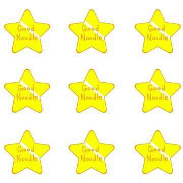Artwork thumbnail, 9 Pack Good Noodle Award Star Spongebob by NextJen1