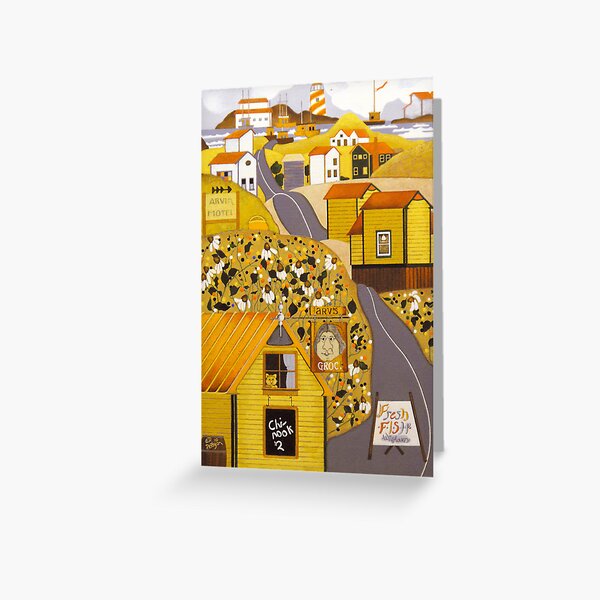 "Arv's Grocery" greeting card Greeting Card
