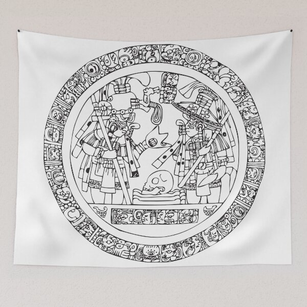 Item preview, MAYAN ALTAR Vintage Art designed and sold by Bruce ALMIGHTY Baker.