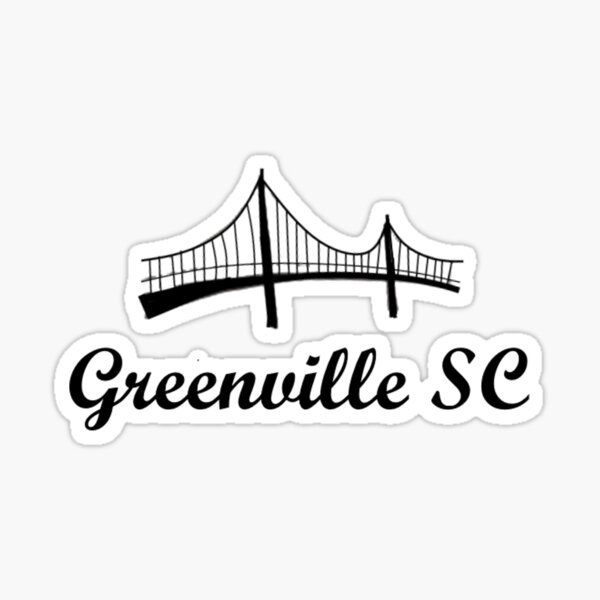 Item preview, Greenville SC Liberty Bridge designed and sold by SwampfoxDesign.