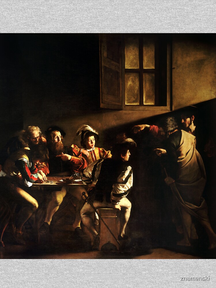 The Calling of Saint Matthew, masterpiece, Michelangelo Merisi da Caravaggio, #People, #group, #adult, #art, music, indoors, furniture, painting, flame, men, home interior, light, natural phenomenon by znamenski