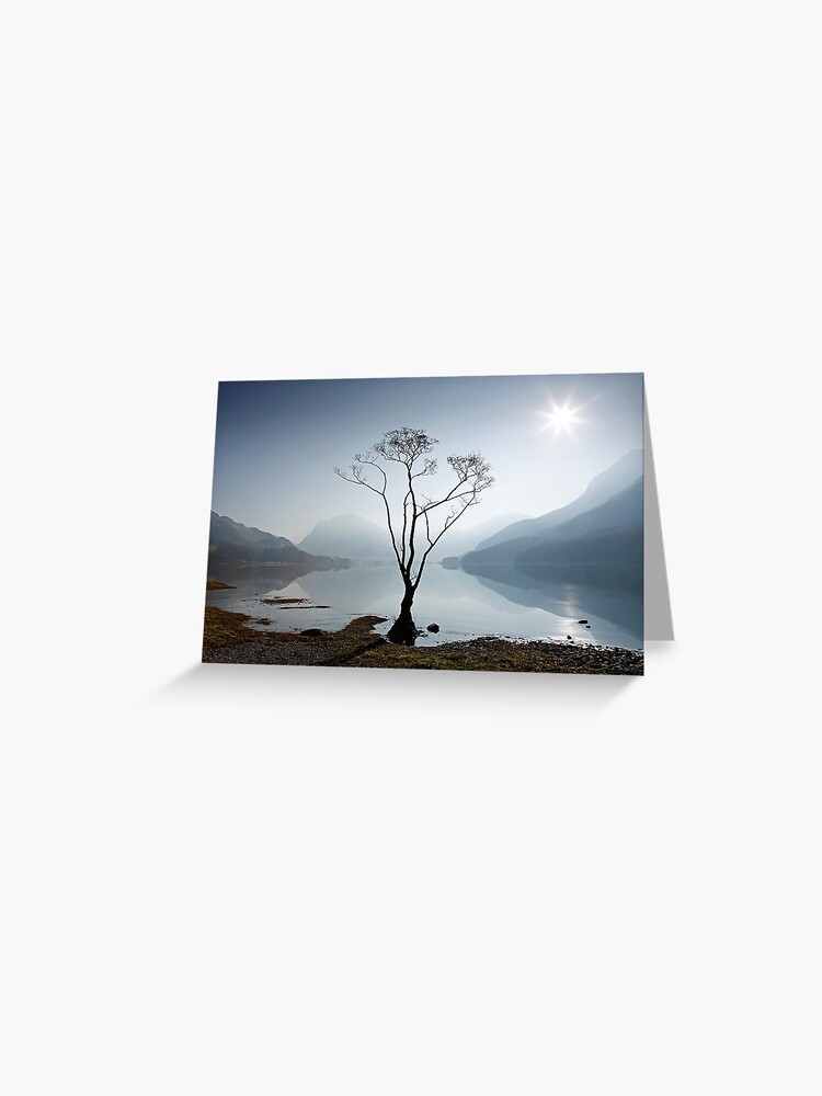 Thumbnail 1 of 2, Greeting Card, Morning Mist on Buttermere designed and sold by MartinLawPhoto.