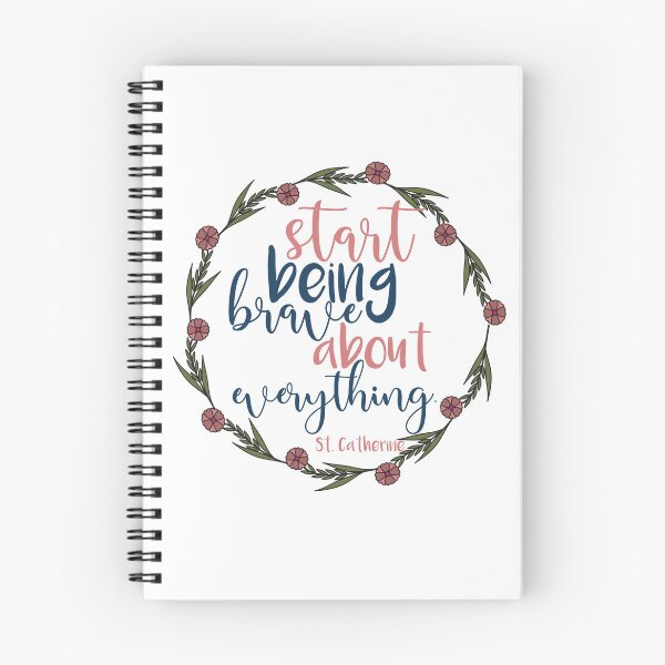 Item preview, Saint Catherine of Siena Quote designed and sold by No Little Things.