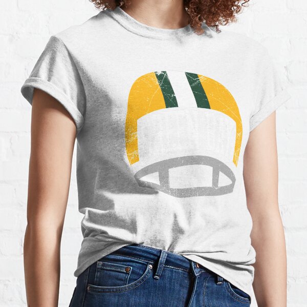 Green Bay Retro Helmet - Green Classic T-Shirt