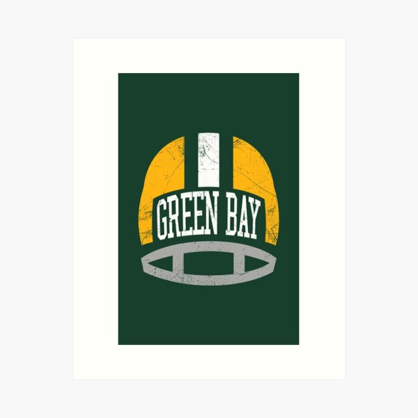 Green Bay Packers Silhouette Logo Cutout Circle