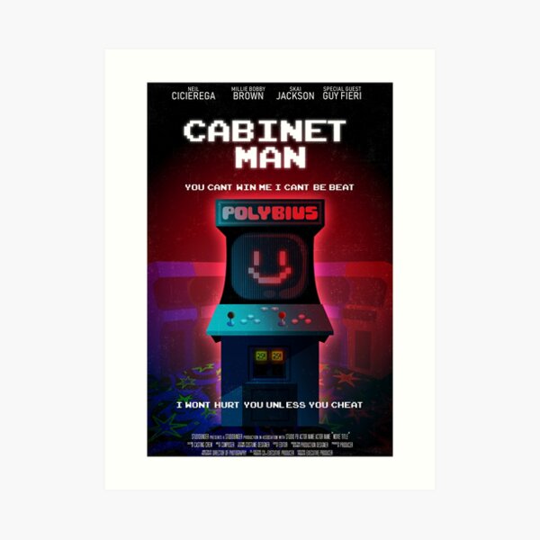 Cabinet Man Art Print