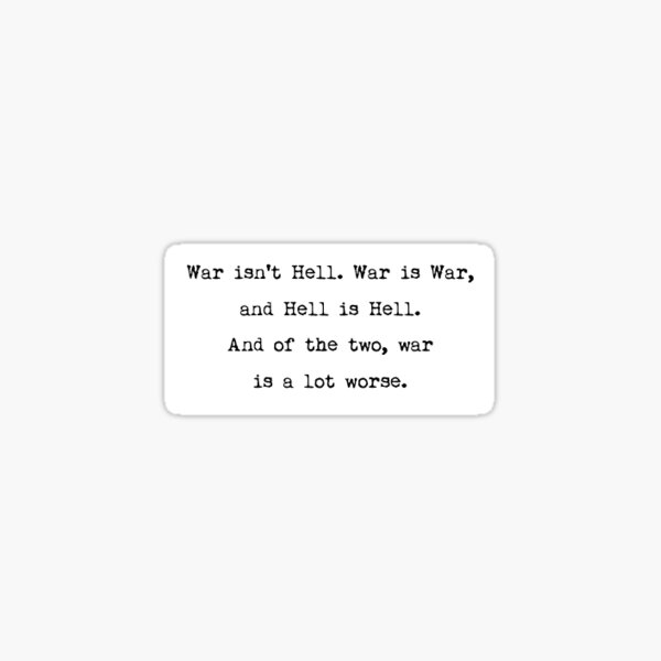 Item preview, War isn't Hell designed and sold by doctorsong420.