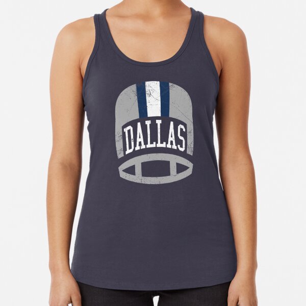 Men's Starter Navy/Silver Dallas Cowboys Touchdown Fashion Tank Top