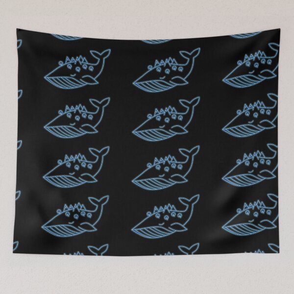 Item preview, Space Whale Night In The Woods Blue designed and sold by Migi-Desu.