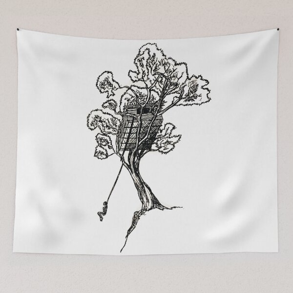 Item preview, Tree at the End of the World designed and sold by LitArtByGina.