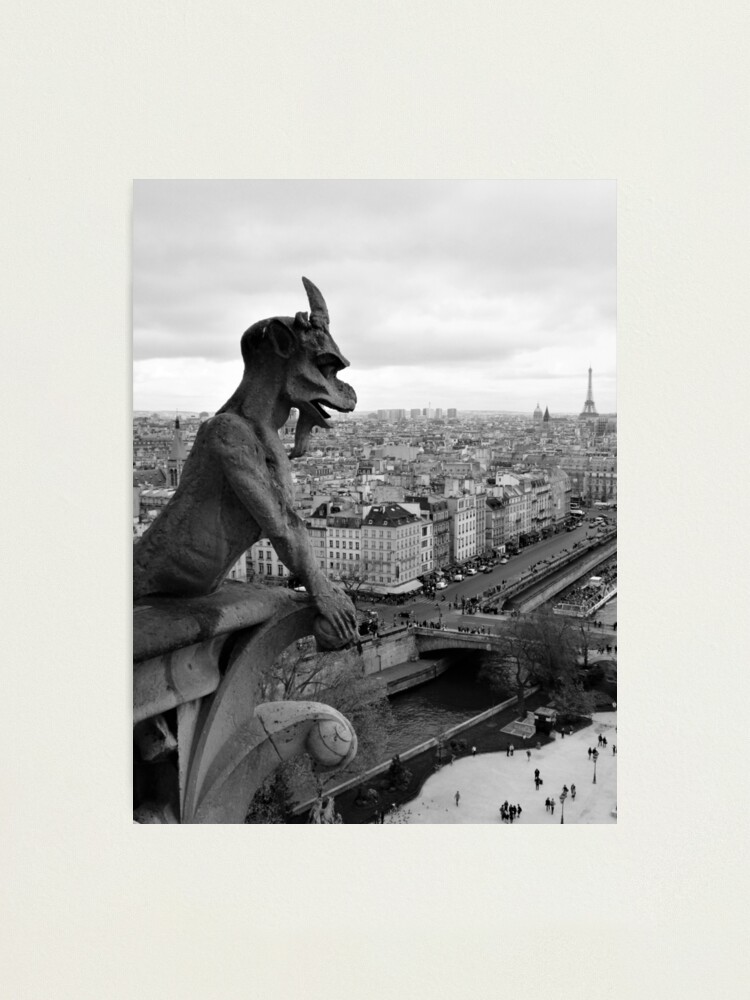 Alternate view of Gargoyle of Paris Photographic Print