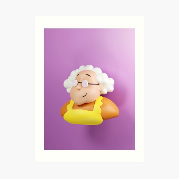 Muriel Courage the Cowardly Dog Art Print