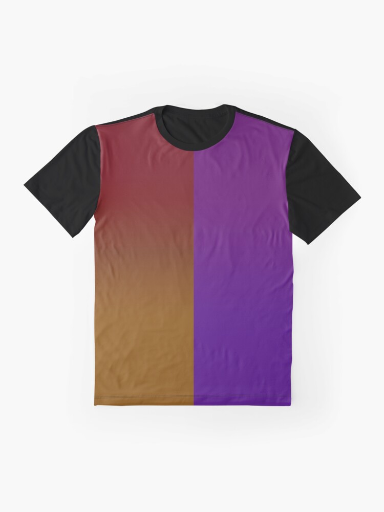 Orange and Purple Gradient Graphic T-Shirt for Sale by dumbtree
