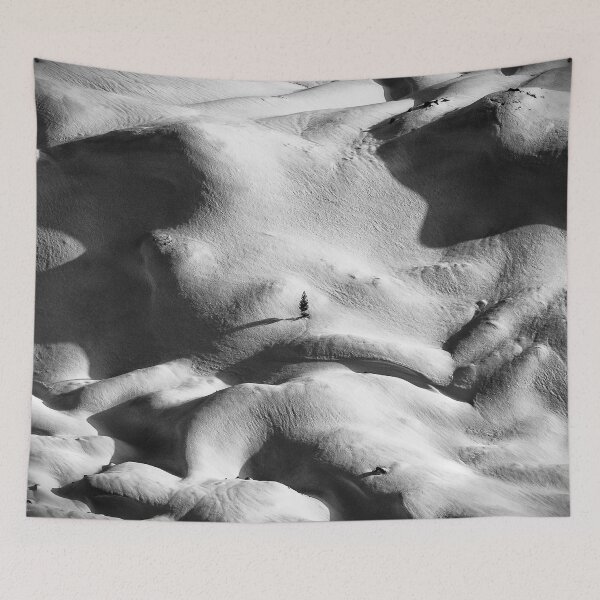 Item preview, Snowy desert. Winter landscape. Lonely tree. designed and sold by LukeKanelov.