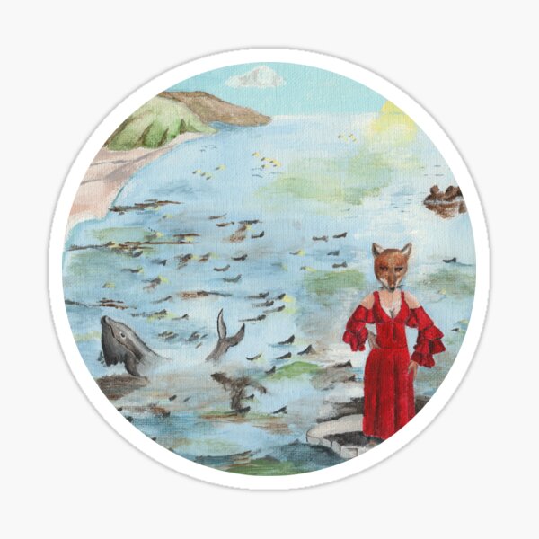 Item preview, Foxtrot (circle design) designed and sold by lovebeach.