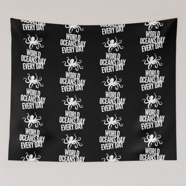 Item preview, World Oceans Day Every Day designed and sold by Kerry Pritchard.