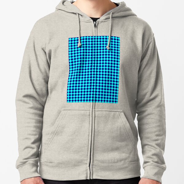 cyan blue hoodie