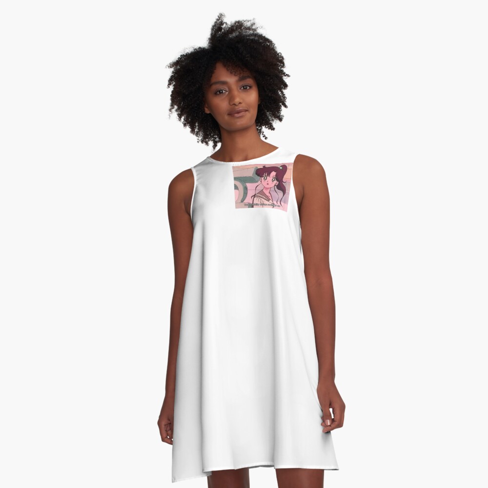 Vista previa del artículo con la obra «Vestido acampanado», diseñado y vendido por sleepyarts.