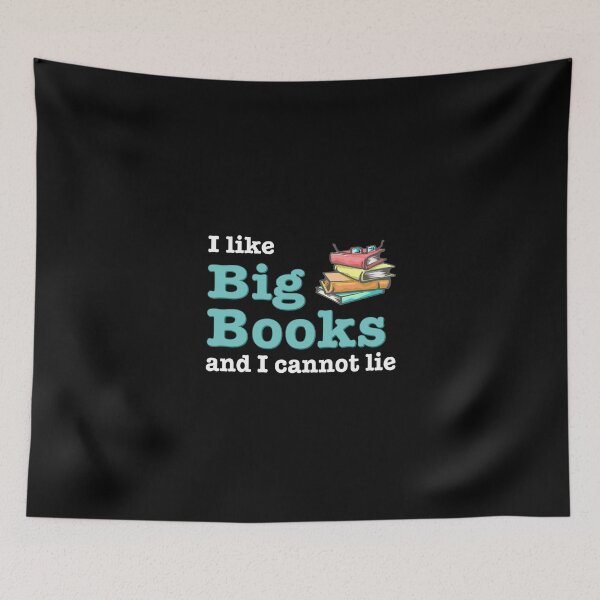 Item preview, I like big books and I cannot lie with dark background designed and sold by headpossum.