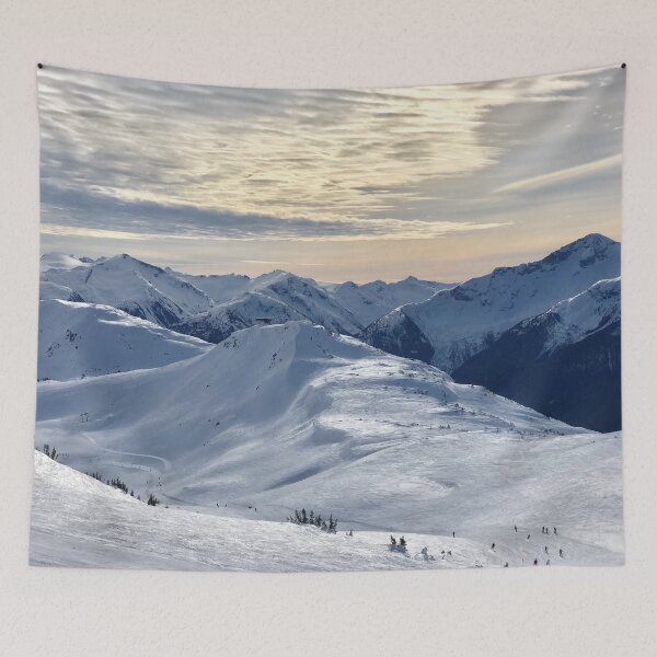 Item preview, Canadian Winter Mountains in BC Canada designed and sold by Cute and Funny Animal Art Designs.