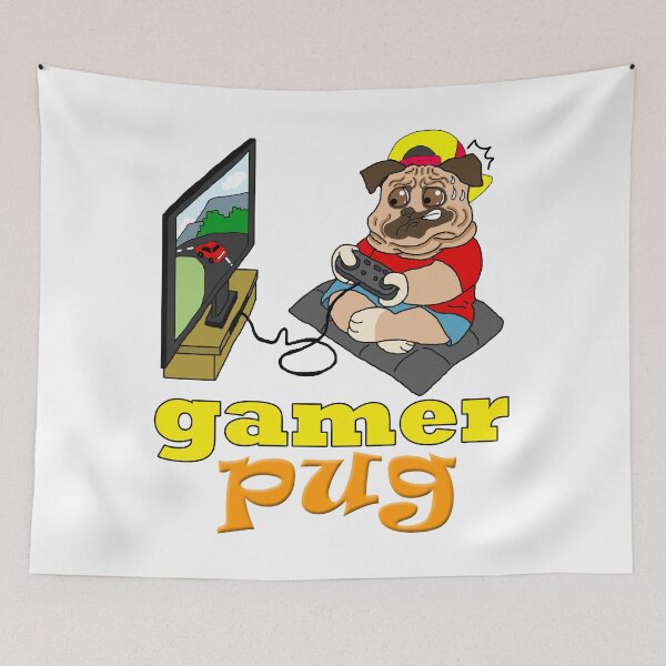 Item preview, Gambler gamer pug gift shirt designed and sold by eiwo87.