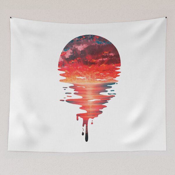 Item preview, Melted red sky designed and sold by estademoda.