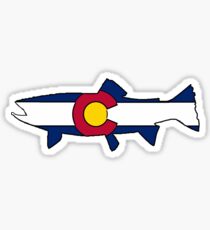 Colorado flag trout fish Sticker