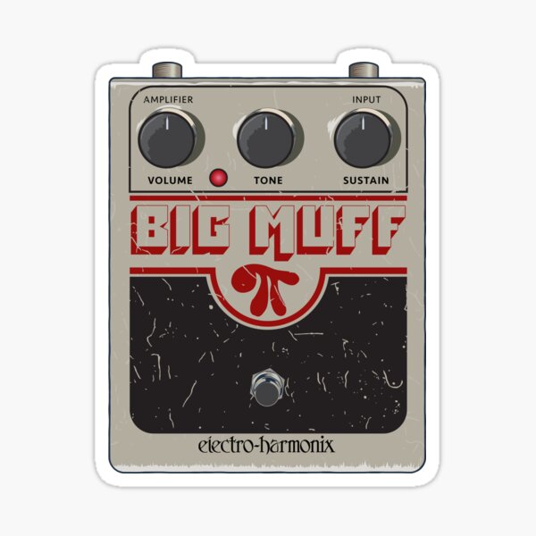 Big Muff Guitar Pedal Sticker