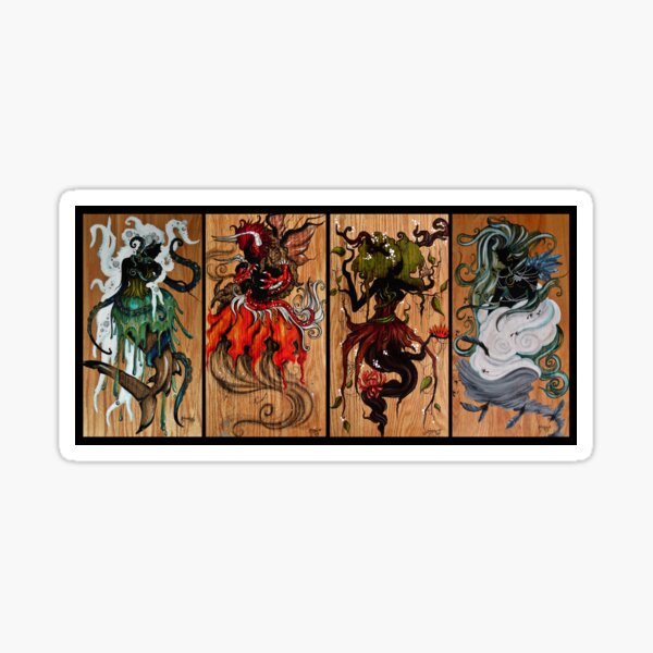 Four Elements Sticker