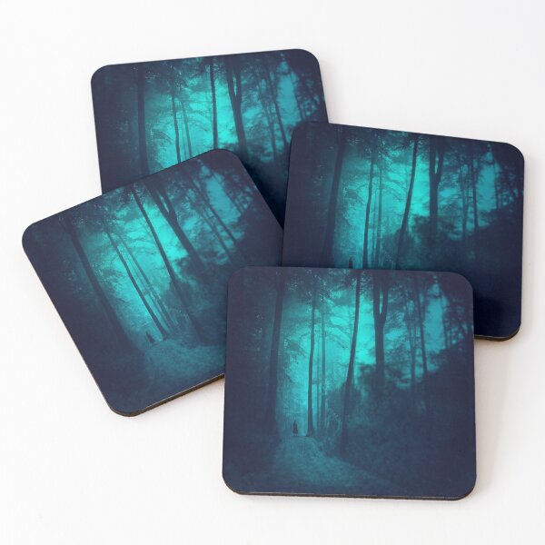 Item preview, Light in a CYAN Forest designed and sold by Dyrk Wyst Redbubble Shop.