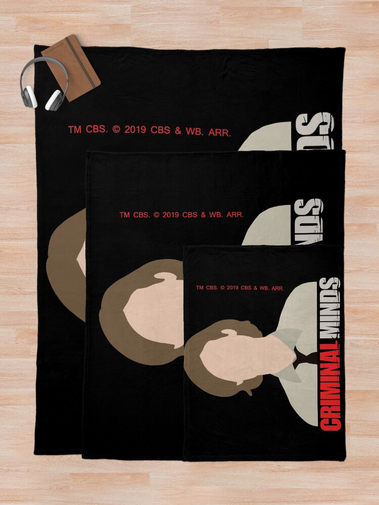 "Criminal Minds Dr. Spencer Reid" Throw Blanket by ValentinaHramov