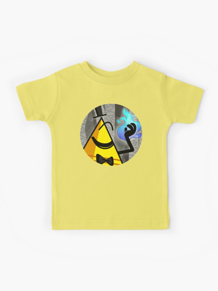 Gravity Falls Bill Cipher & Characters Youth T-Shirt – 100% Cotton Unisex Kids Tee