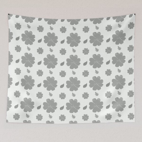 Item preview, Gray Floral Pattern designed and sold by Favorableresult.