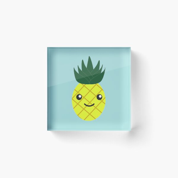 Item preview, Cute Kawaii Pineapple designed and sold by Hedgie Designs.