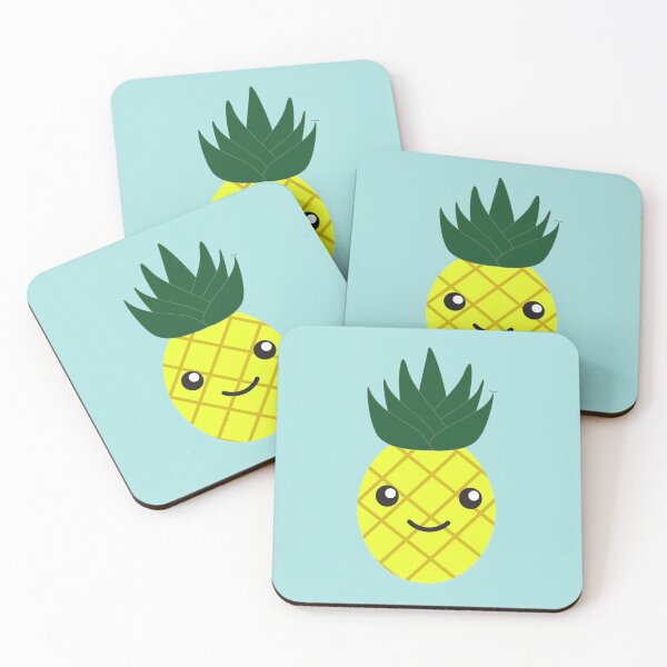 Item preview, Cute Kawaii Pineapple designed and sold by Hedgie Designs.