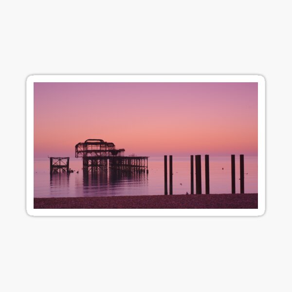 The solitary pier Sticker