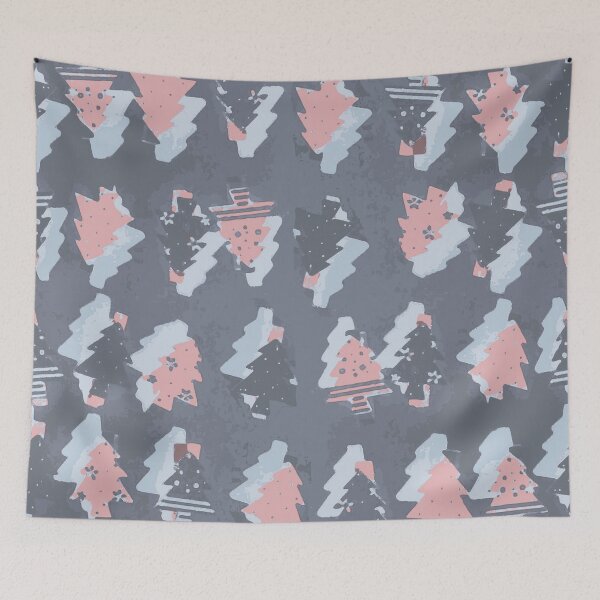 Item preview, Merry trees pink! sq. designed and sold by gasponce.