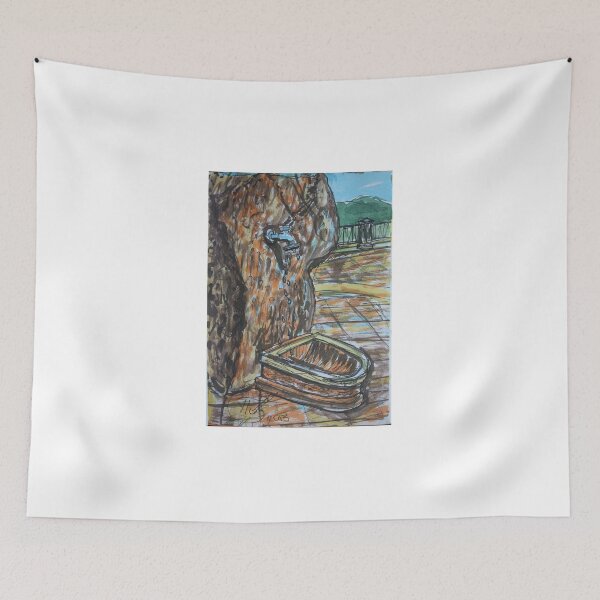 Item preview, Watercolor Sketch - Water from the Stone. Randazzo, Sicily 2013 designed and sold by Igor Pozdnyakov.