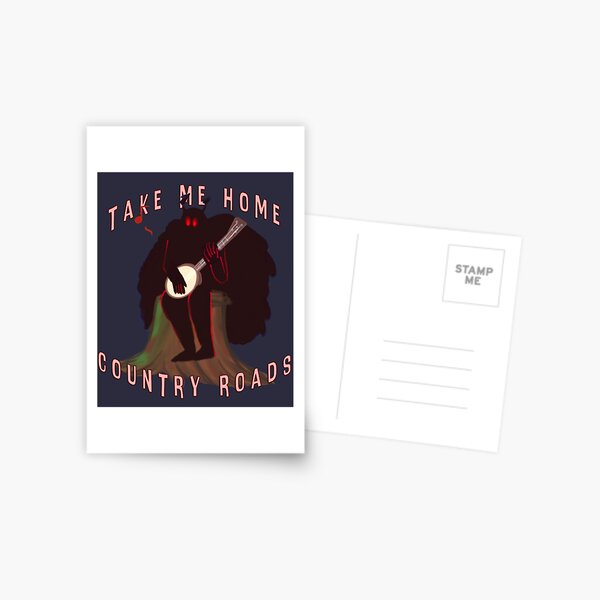 Item preview,  Mothman, Country Roads (but like he has a Banjo) designed and sold by goblinbabe.