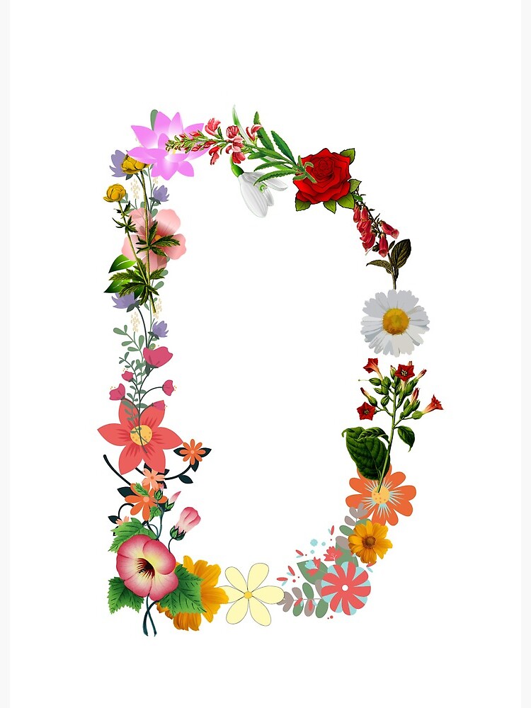 Floral Wall Art Gallery Print DIGITAL DOWNLOAD Floral Letter Flowery Nursery Wall Art Letter W Botanical Lettering